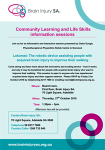 Community Learning and Life Skills information session