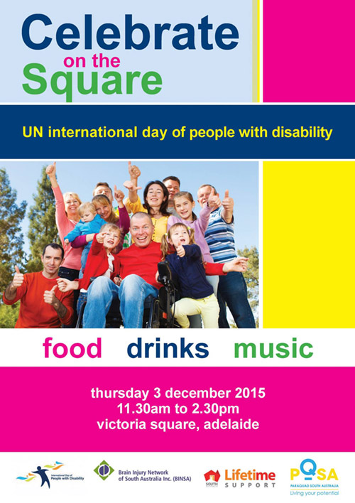 International Day of People with Disability Event – December 3